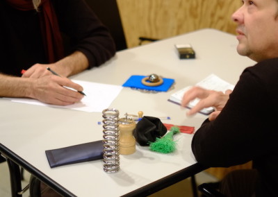 Jérôme Dubouloz, Bruno Robert et les objets ©E.Pierrot